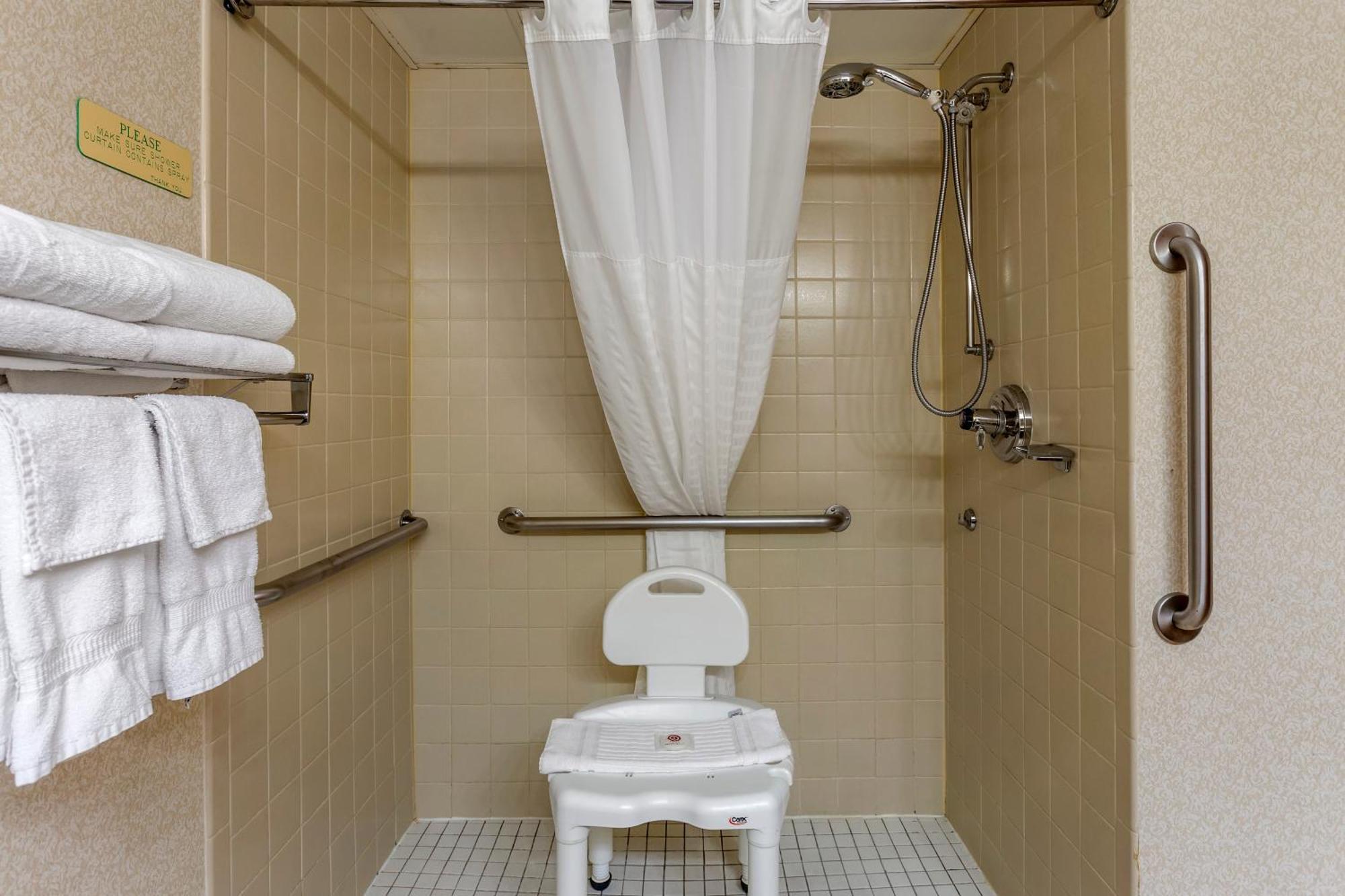 King Room Roll Shower Accessible or Non-Smoking